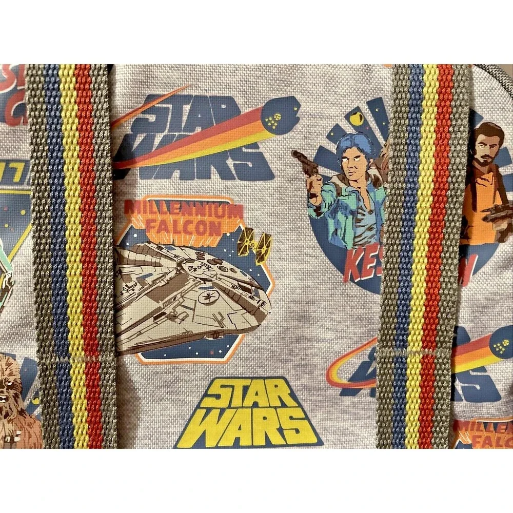 Pottery Barn School Disney Star Wars LUNCH BOX BAG SOLO travel boy Vader space -